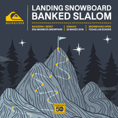 Landing Snow Banked Slalom